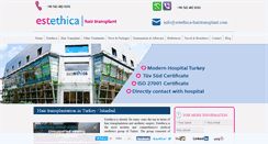 Desktop Screenshot of estethica-hairtransplant.com
